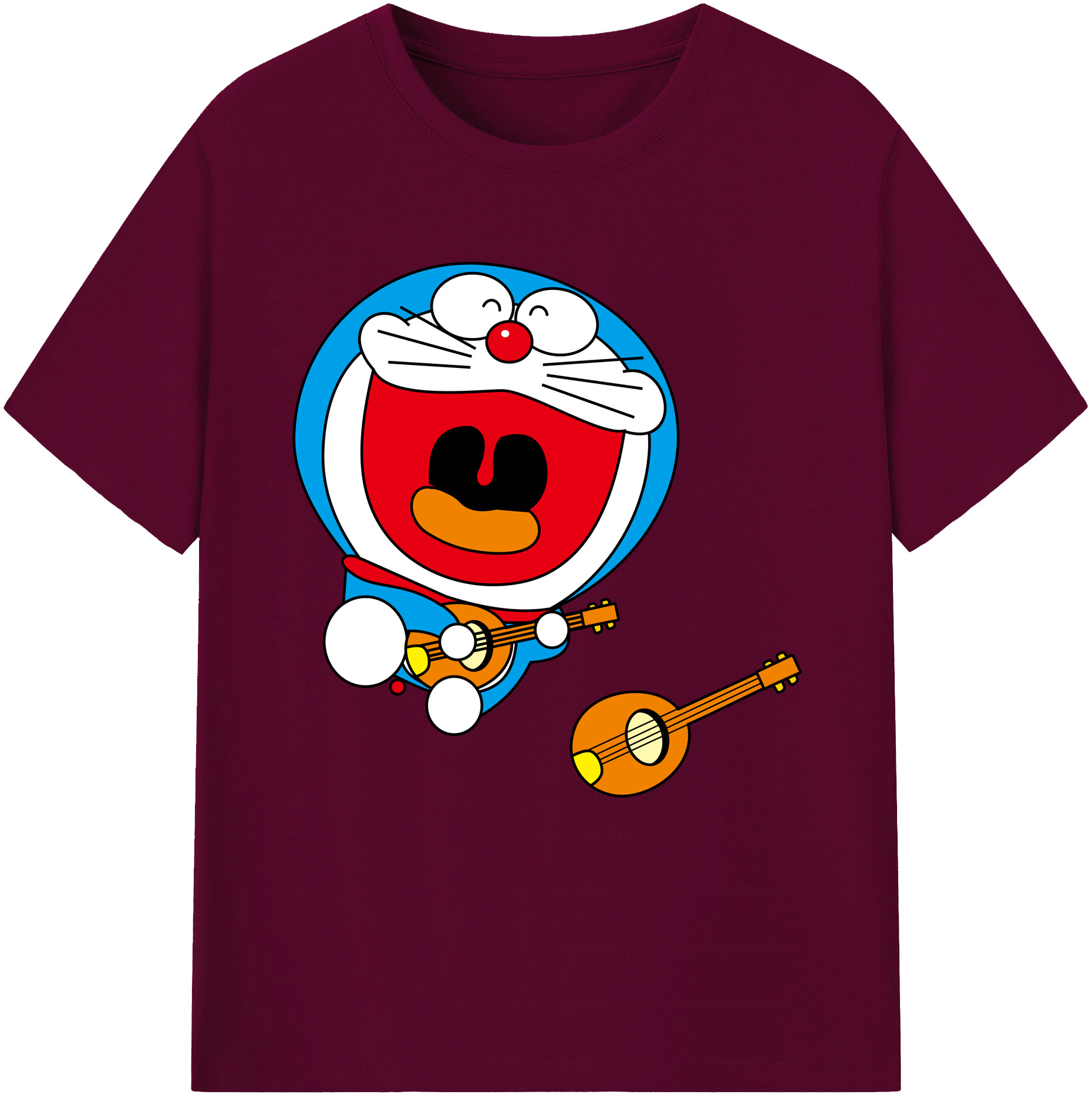 （画像用） ドラえもん Doraemon レディースカジュアルプリントTシャツ（綿100％）